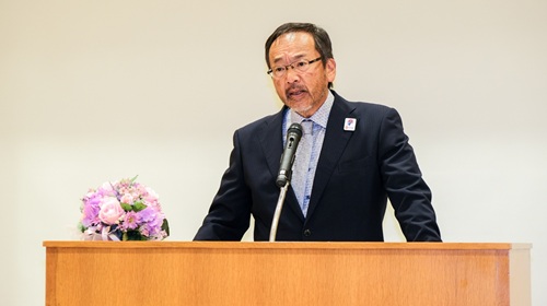 写真　大鷹正人大使（Photo: IOM/Shuzo Sato）
