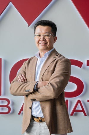 写真　アリム・ハミトフCEO（同社提供）