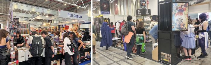 写真　日本雑貨やアニメ・ゲーム関連グッズの物販（ジェトロ撮影）