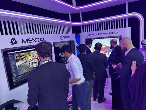 写真　Dubai AI Campusのブース（ジェトロ撮影）