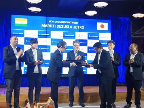 写真　MOUの締結式（ジェトロ撮影）