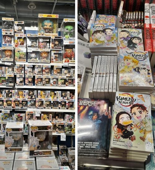 写真　漫画・アニメ関連グッズの物販（ジェトロ撮影）