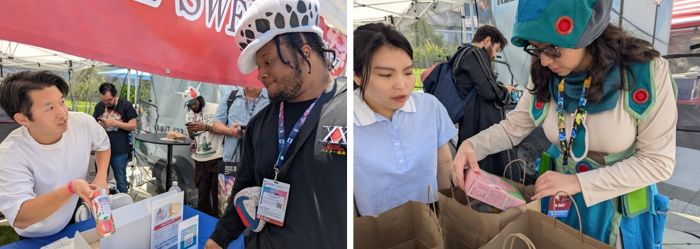 写真　日系企業商品をPRするジェトロ（ジェトロ撮影）