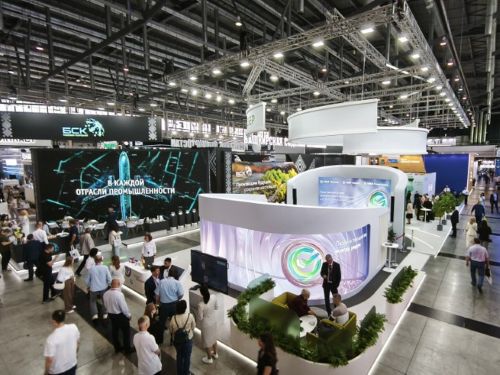 写真　イノプロムが行われた国際展示場「エカテリンブルク・エキスポ」（ジェトロ撮影）