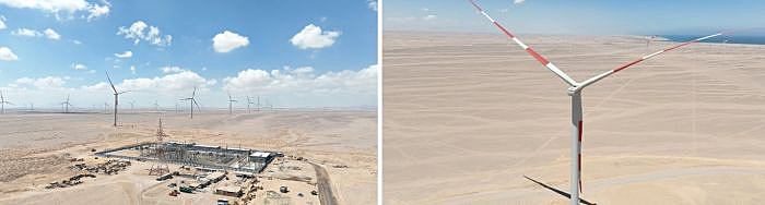 写真　アミュネット風力発電所（アミュネット・ウインド・パワー・カンパニー提供）