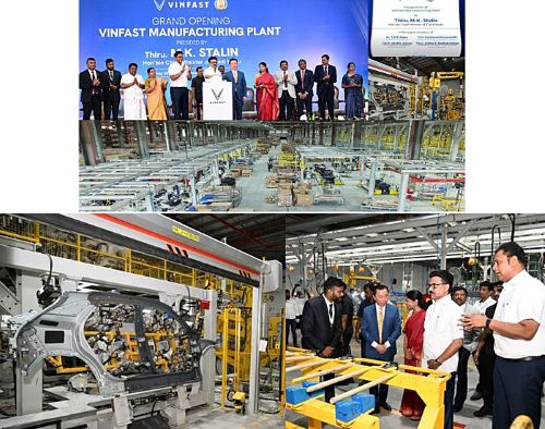 写真　新工場の開所式の様子（TN州投資誘致機関のガイダンス提供）