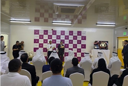 写真　開所式の様子（ジェトロ撮影）