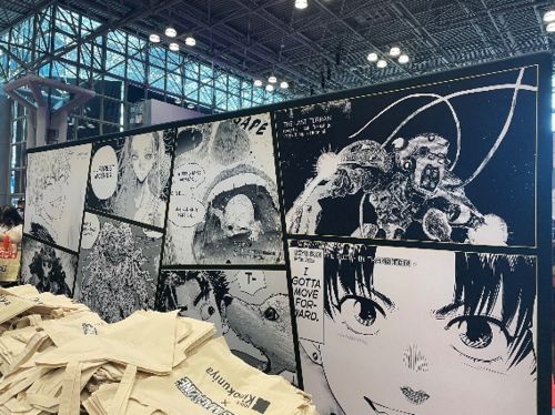 写真　講談社と紀伊國屋書店の特設ブース（ジェトロ撮影）