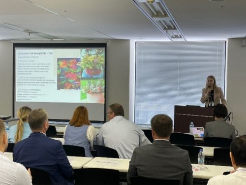 写真　企業紹介のセッション（ジェトロ撮影）