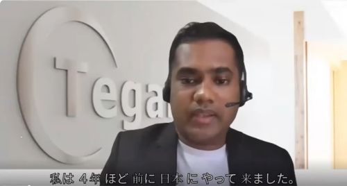 写真　ラヒル・ダナンジャヤ氏の講演（ジェトロ撮影）