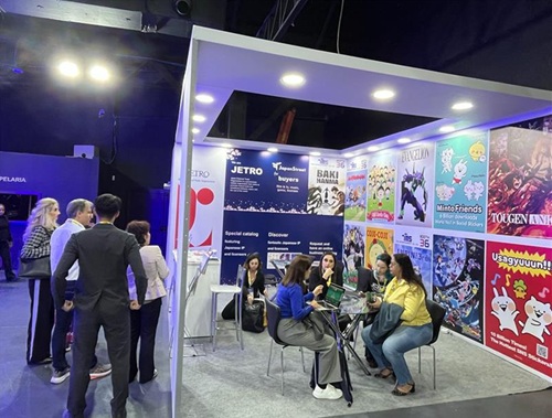 写真　Japan Streetブースの様子（ジェトロ撮影）