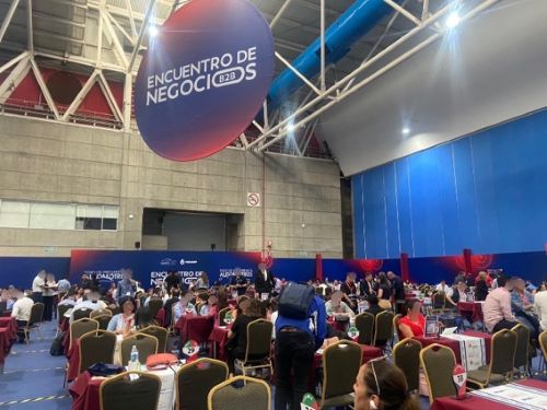 写真　BtoB商談のエリア（ジェトロ撮影）