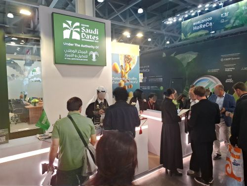 写真　2025年はサウジアラビアがパートナーカントリーに選ばれた（ジェトロ撮影）