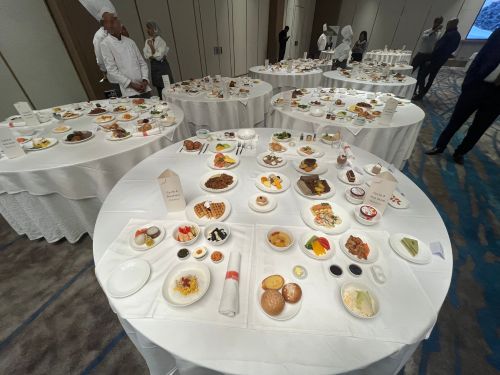 写真　機内食発表会の様子（ジェトロ撮影）