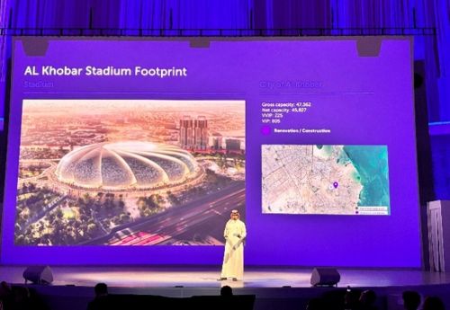 写真　スポーツ省の講演の様子（ジェトロ撮影）