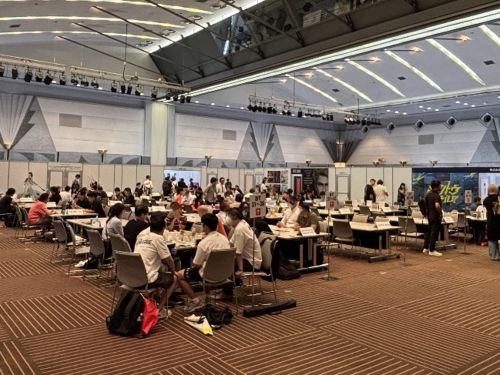 写真　ビジネスミーティングエリアの様子（ジェトロ撮影）