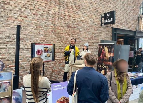 写真　茨城県によるプレゼンテーション（ジェトロ撮影）