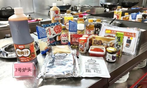 写真　コンテストで使用された調味料（ジェトロ撮影）