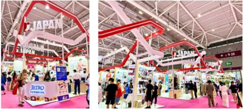 写真　多くの来場者でにぎわうジャパンブース（ジェトロ撮影）