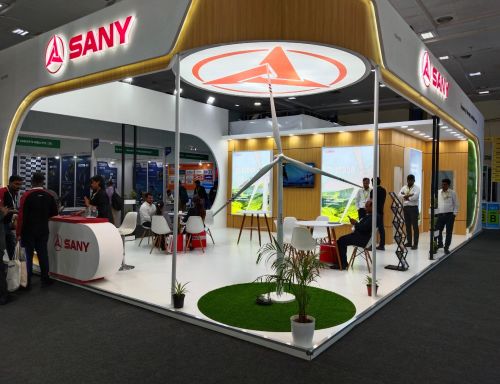 写真　中国企業の展示ブース（ジェトロ撮影）