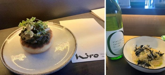 写真　提供された創作料理の一例（ジェトロ撮影）