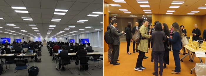 写真　サミットおよびネットワーキングの様子（ジェトロ撮影）