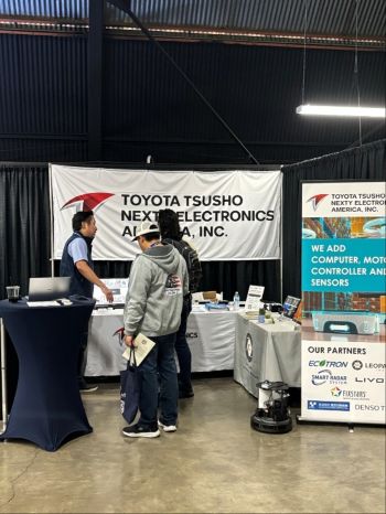 写真　豊田通商ネクスティエレクトロニクスアメリカのブース（ジェトロ撮影）