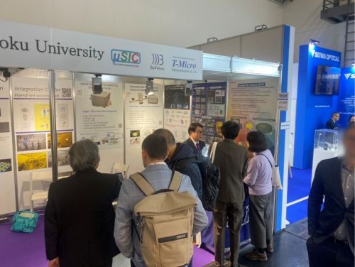 写真　来場客でにぎわう宮城県ブース（ジェトロ撮影）