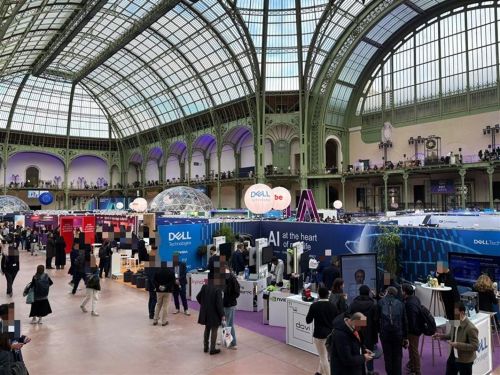 写真　Adopt AIの会場内（ジェトロ撮影）