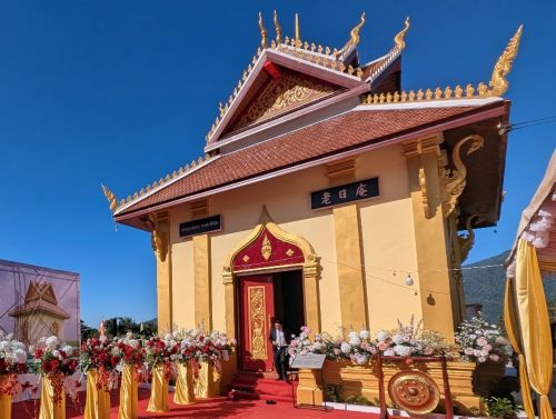 写真　新たに建立した小堂「老日庵」（ジェトロ撮影）