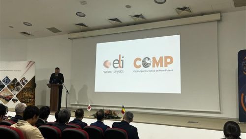 写真　高出力光学センター（COMP）起工式の様子（ジェトロ撮影）