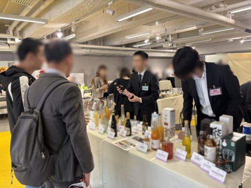 写真　オンライン参加企業のサンプル展示コーナーの様子（ジェトロ撮影）