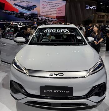 写真　BYD「ATTO3」（ジェトロ撮影）