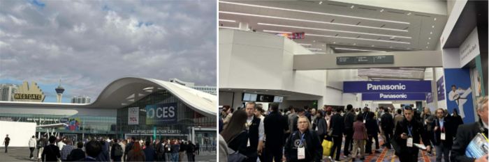 写真　メイン会場のラスベガス・コンベンションセンター入口付近の様子（ジェトロ撮影）