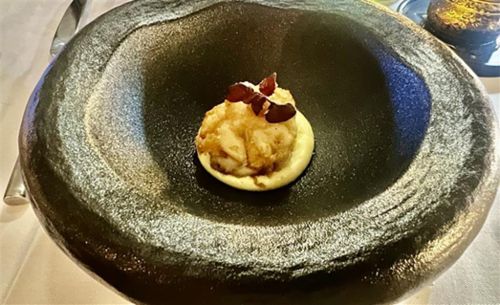 写真　北海道産白子を使った一皿（ジェトロ撮影）