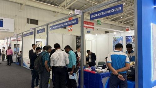 写真　神奈川産業振興センターブースの様子（ジェトロ撮影）