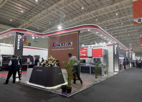 写真　出展企業（アマダグループ）の様子（ジェトロ撮影）