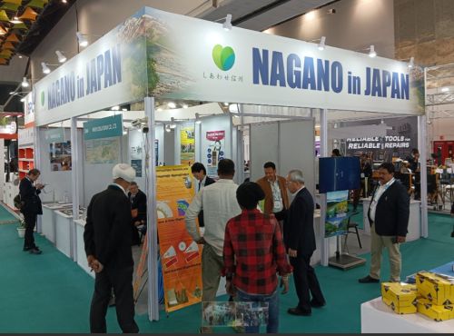 写真　長野県企業の展示ブース（ジェトロ撮影）