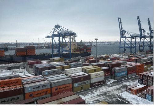 写真　DPワールドのターミナルの様子（ジェトロ撮影）