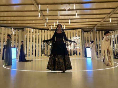 写真　ファッションショーの様子（ジェトロ撮影）