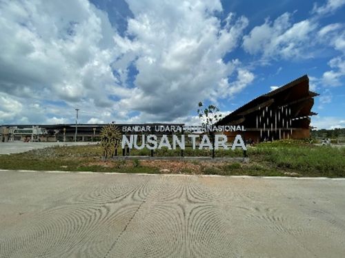 写真　新空港の外観（ジェトロ撮影）