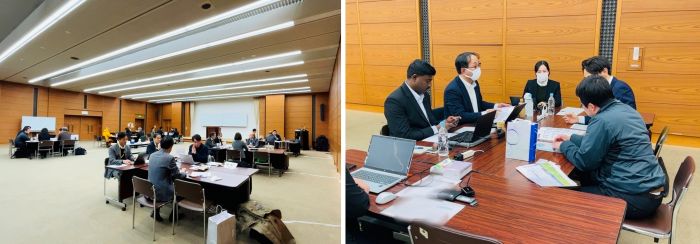 写真　商談会の様子（ともにジェトロ撮影）