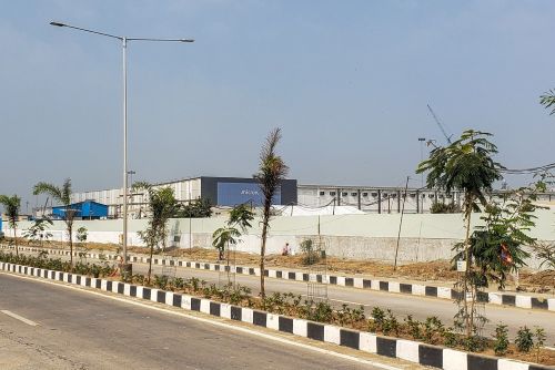 写真　マイクロンの半導体後工程工場（ジェトロ撮影）