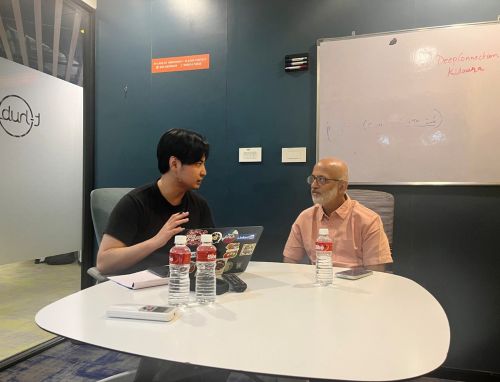 写真　1on1メンタリングの様子（ジェトロ撮影）