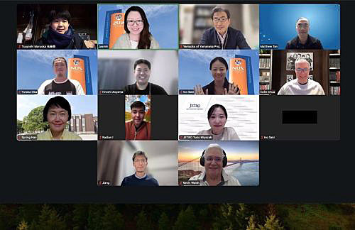 写真　オンラインセッションの様子（NUS提供）