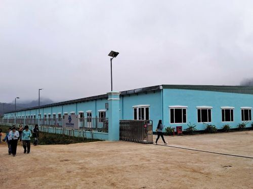 写真　韓国企業プンシンの縫製工場（ジェトロ撮影）