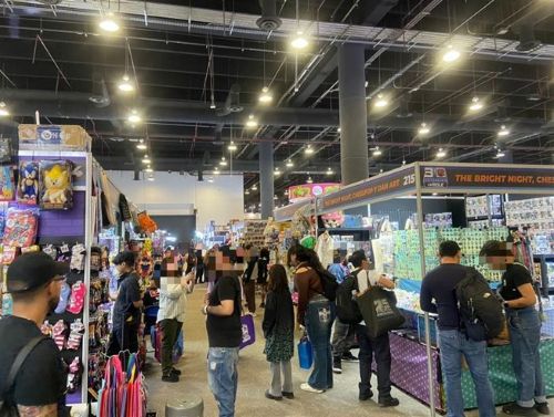 写真　企業展示エリアの様子（ジェトロ撮影）