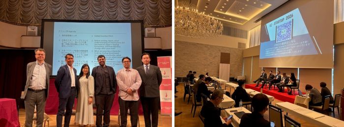 写真　パネルディスカッション登壇の様子（ともにジェトロ撮影）