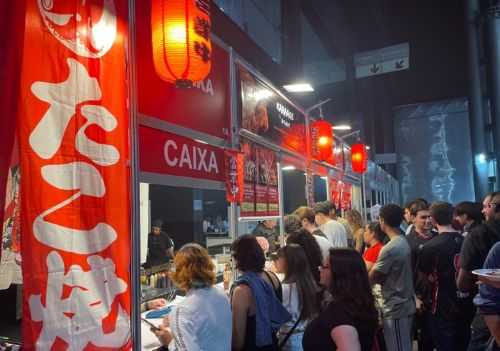 写真　会場内で日本食を取り扱う売店（ジェトロ撮影）