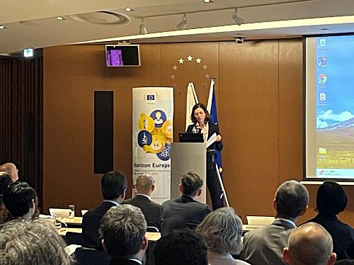 写真　欧州委のルッソ氏（駐日EU代表部提供）